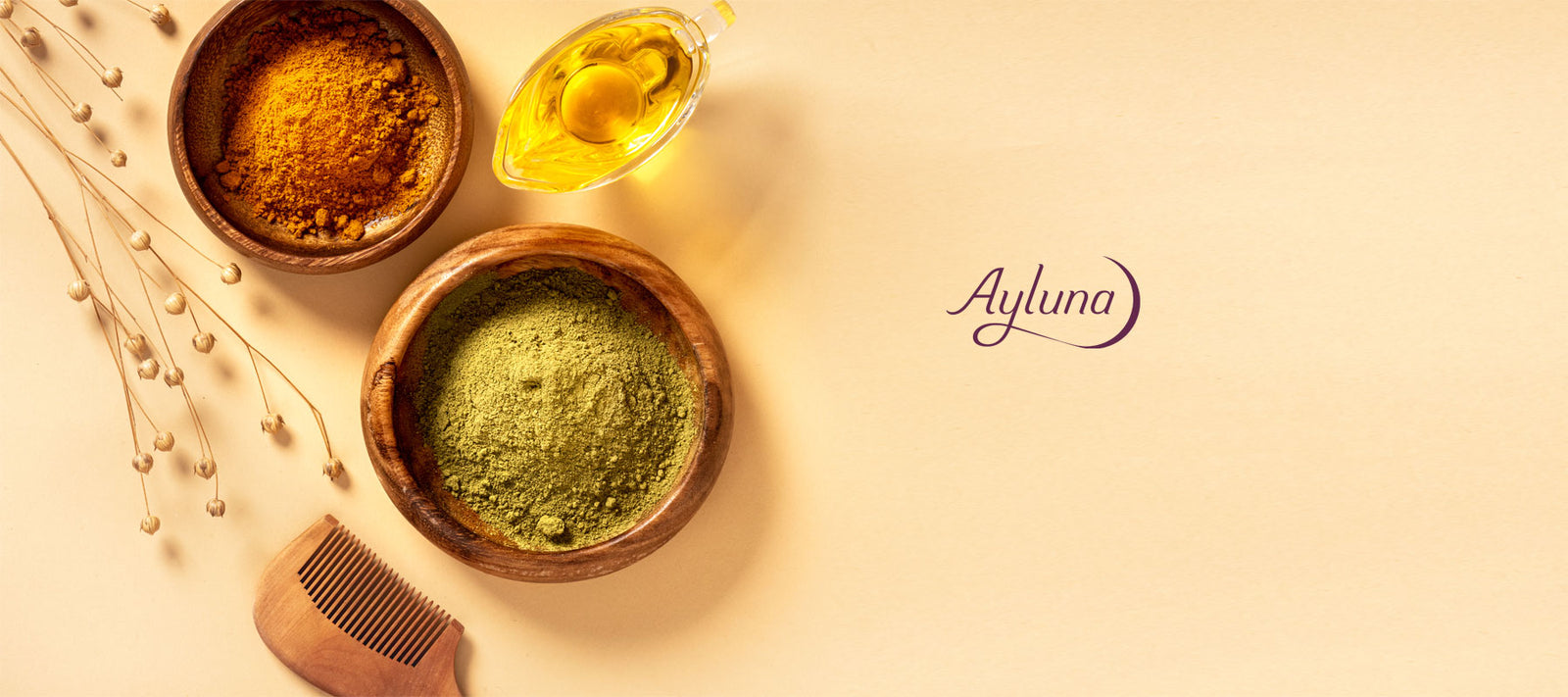 Ayluna haircare banner