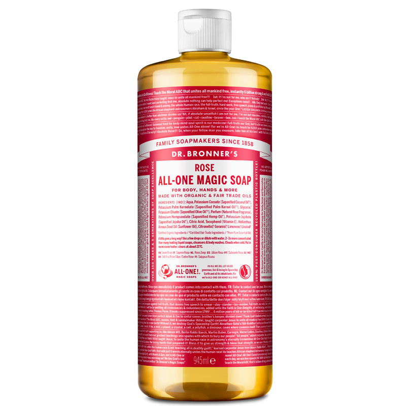 Dr Bronner&#39;s Rose Magic Soap 945ml