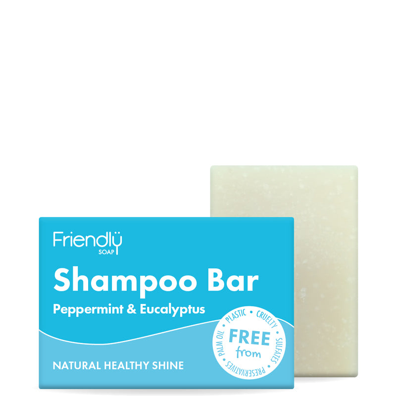 Friendly Soap Shampoo Bar Peppermint &amp; Eucalyptus