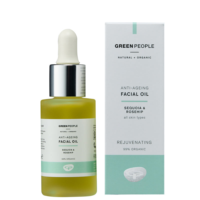 Green People Anti Ageing Facial Oil with box