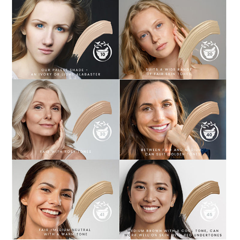 Odylique Natural Foundation Shade Guide