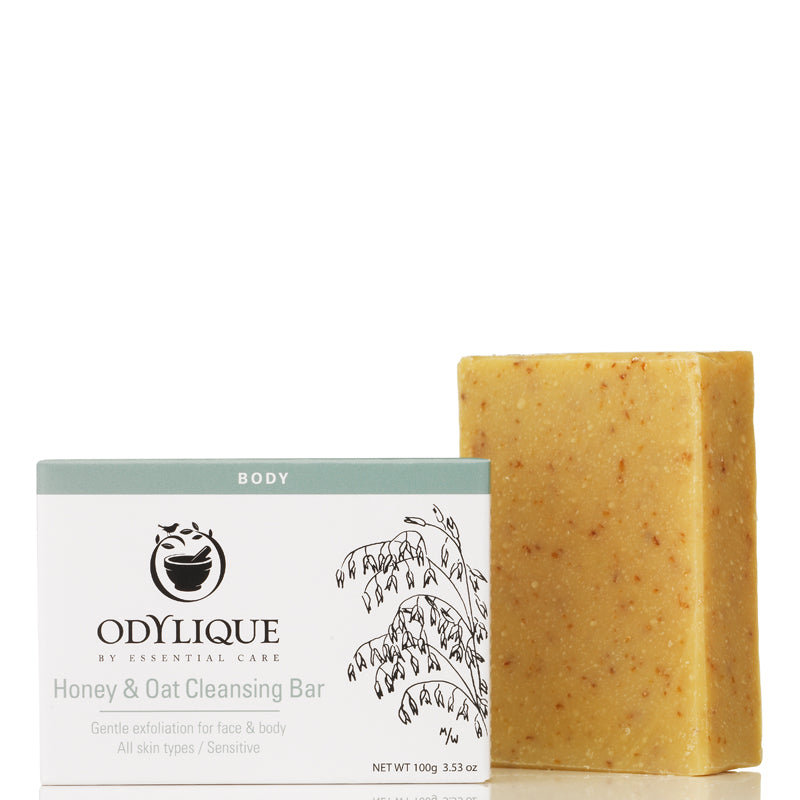 Odylique by Essential Care Honey &amp; Oat Cleansing Bar 100g