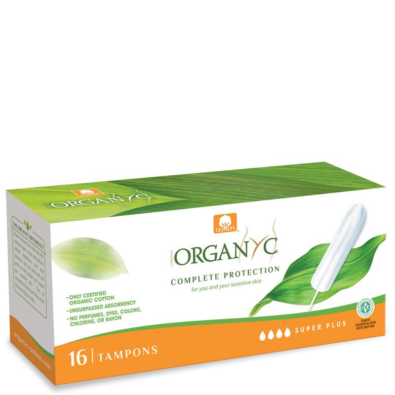 Organyc Organic Cotton Tampons Super Plus