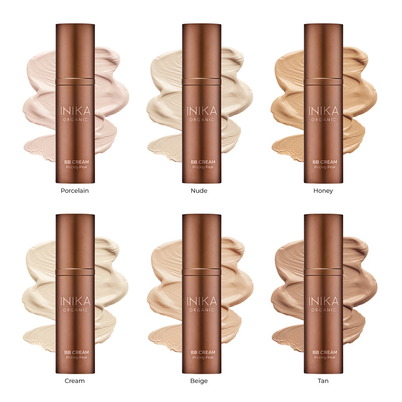 Inika Organic BB Cream Shade Guide