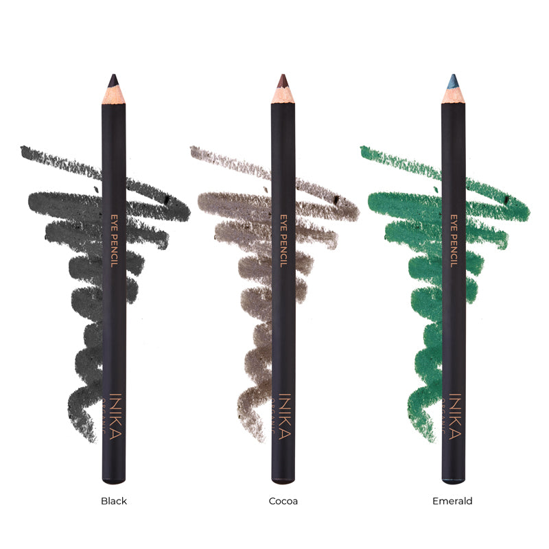 Inika Organic Eye Pencil Shade Guide