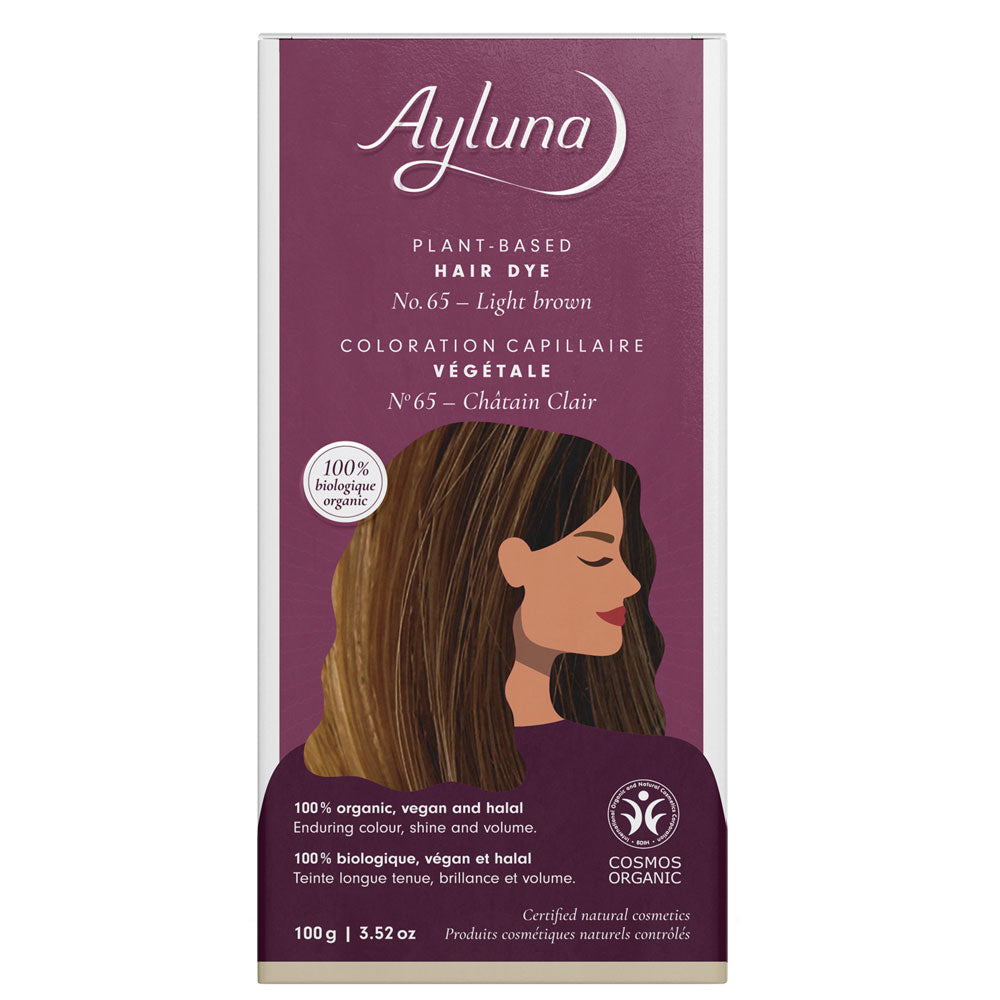 Ayluna Plant Based Hair Dye 65 Light Brown
