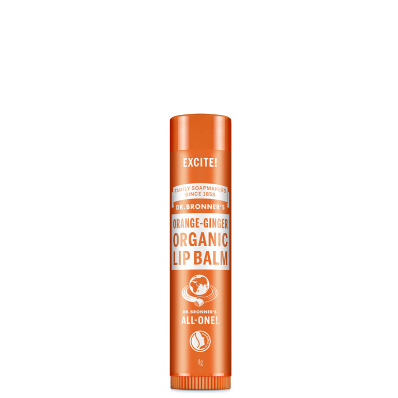 Dr Bronner's Orange Ginger Organic Lip Balm 4g