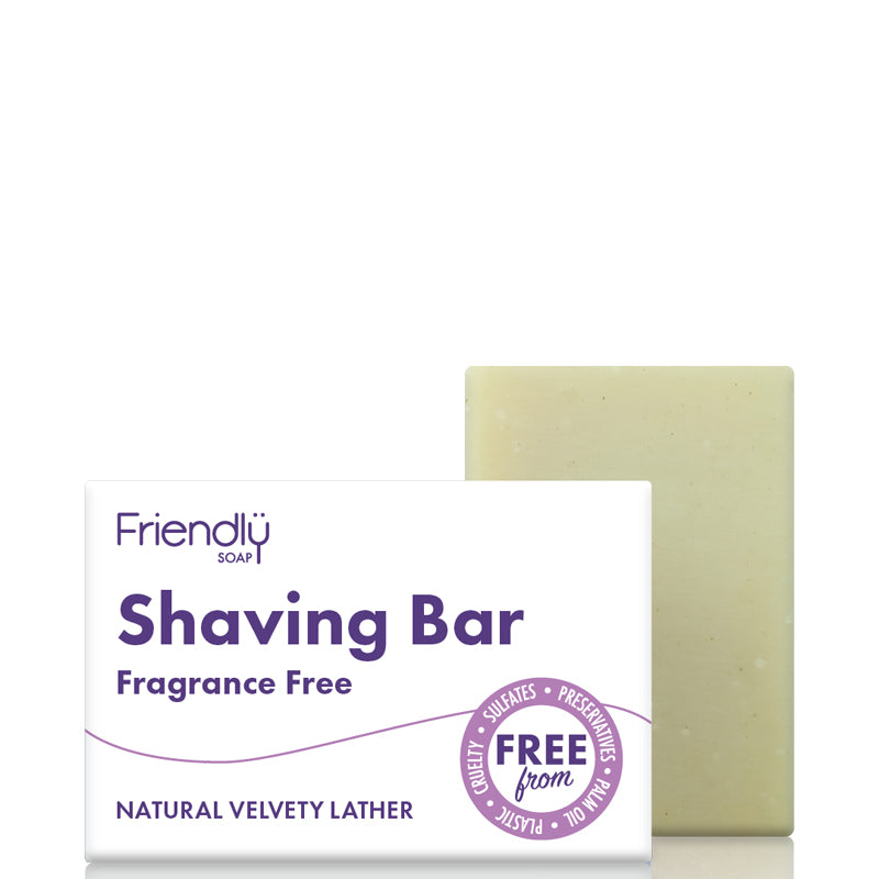 Friendly Soap Shaving Soap Bar Fragrance Free