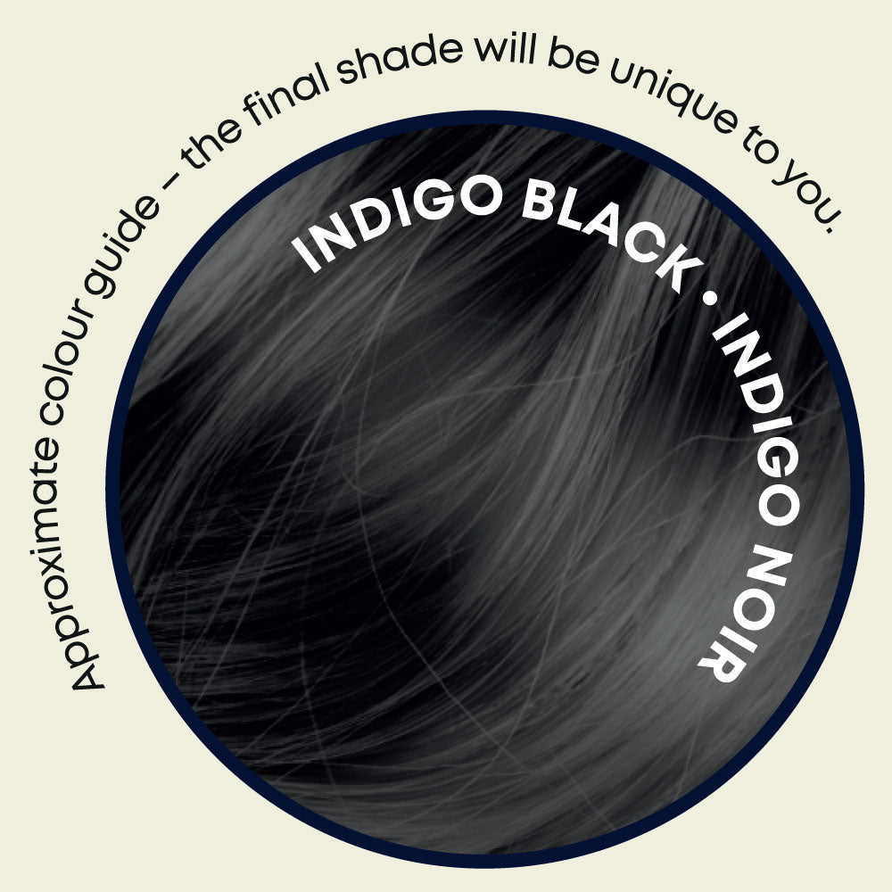 It&#39;s Pure Herbal Hair Colour Indigo Black Swatch