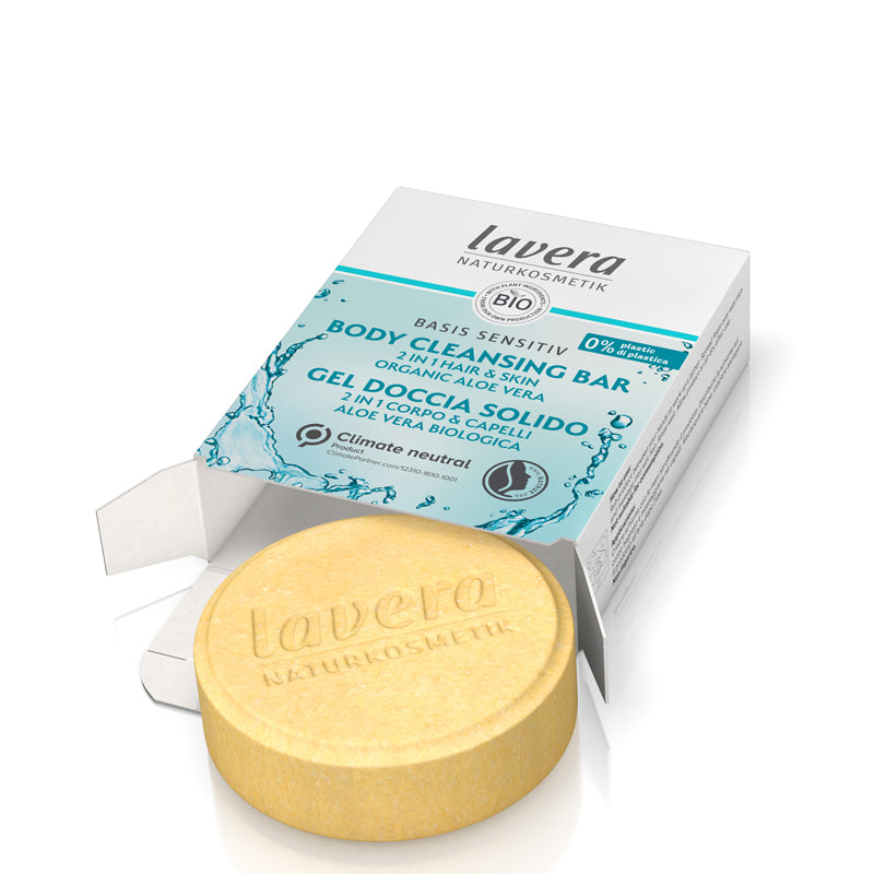 Lavera Basis Sensitiv Body Cleansing Bar Box