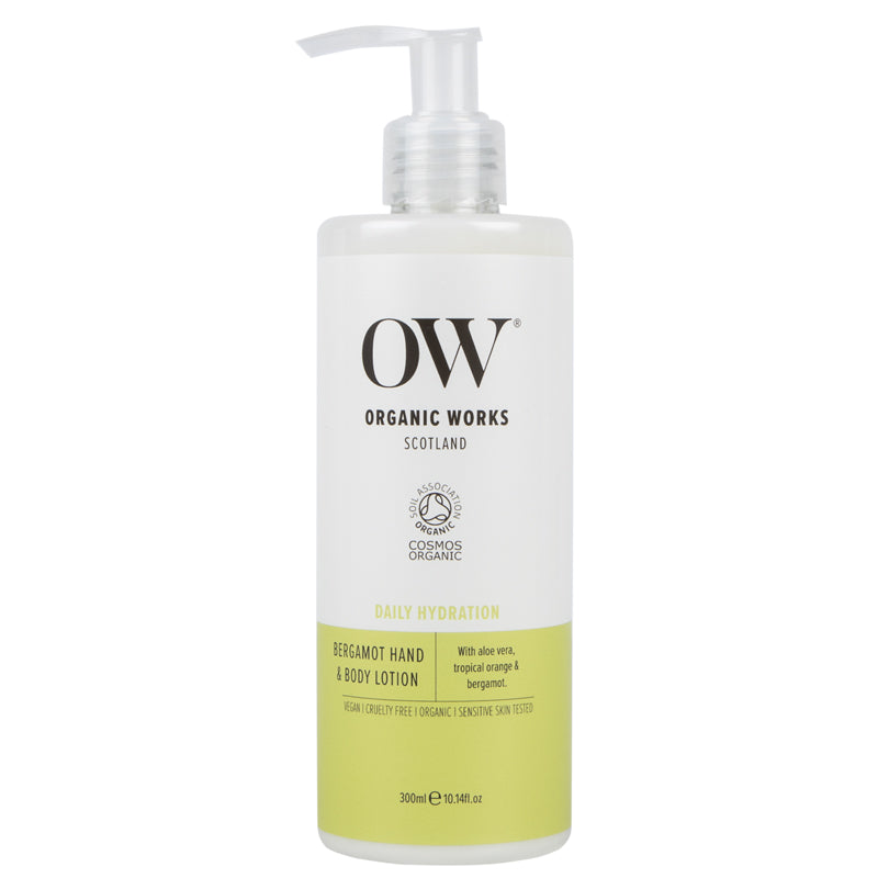 Organic Works Bergamot Hand & Body Lotion 300ml