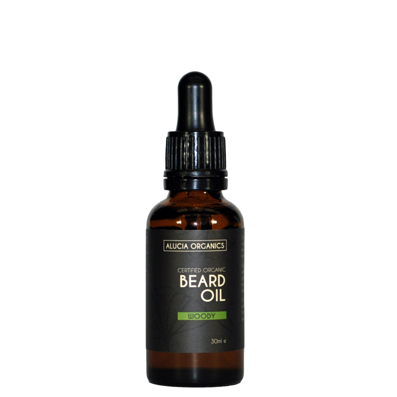 Alucia Organics Certified Organic Beard Oil Woody