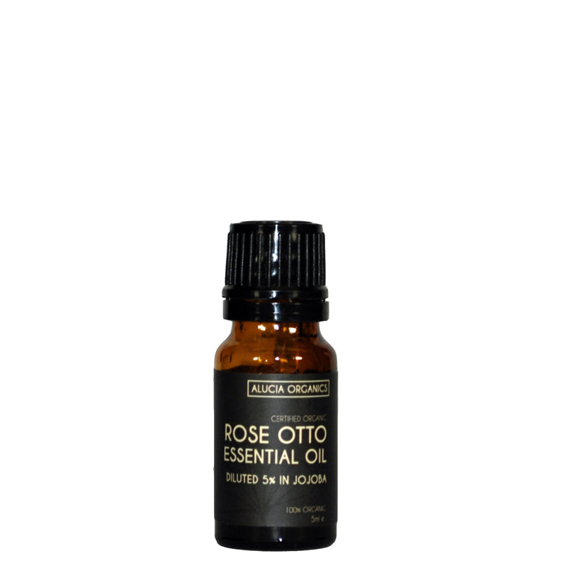 Alucia Organics Certified Organic Rose Otto Essential Oil in Jojoba