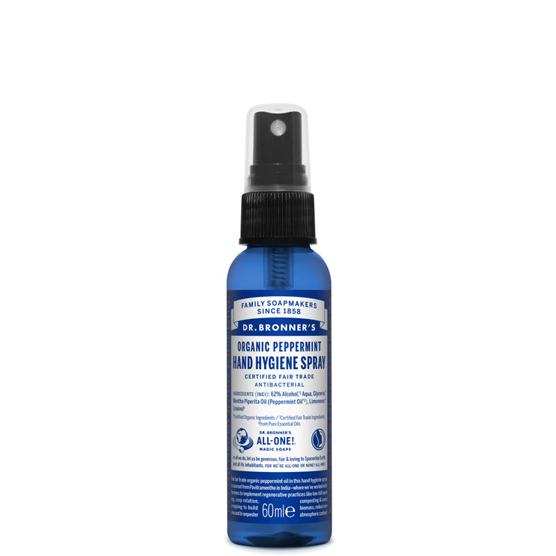 Dr Bronner's Peppermint Organic Hand Hygiene Spray