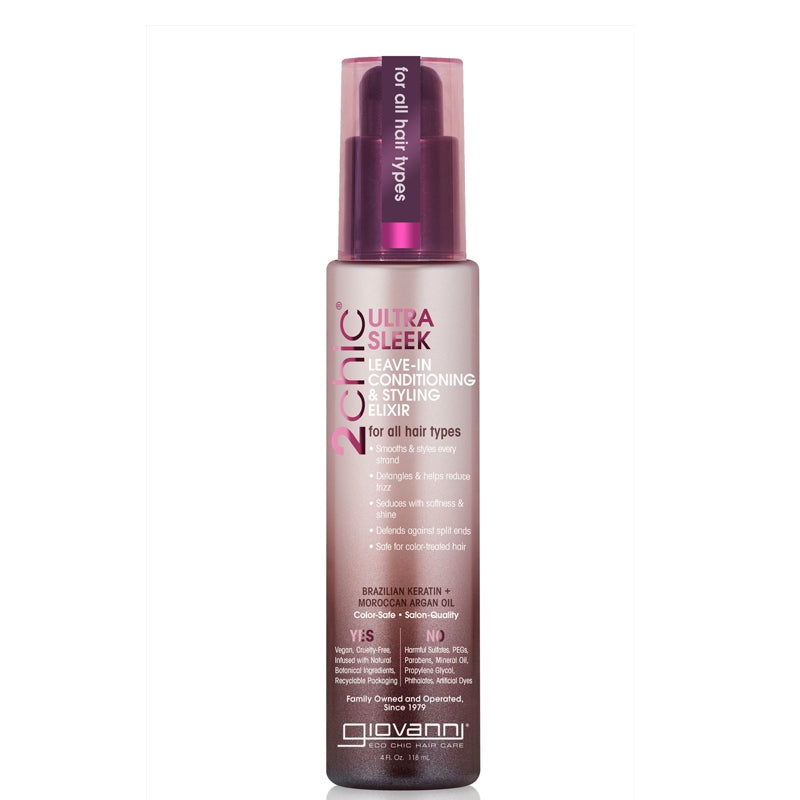 Giovanni 2chic Ultra-Sleek Leave-In Conditioning &amp; Styling Elixir