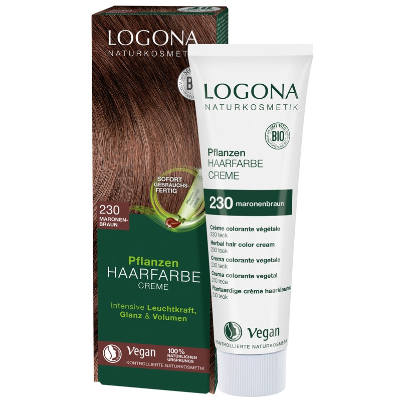 Logona Herbal Hair Colour Cream Chestnut Brown