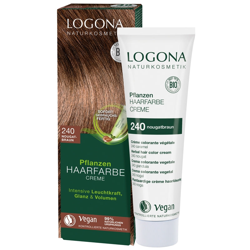 Logona Herbal Hair Colour Cream Nougat Brown