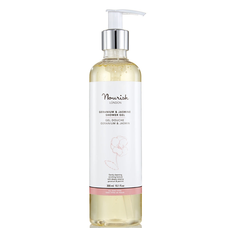 Nourish Geranium & Jasmine Shower Gel